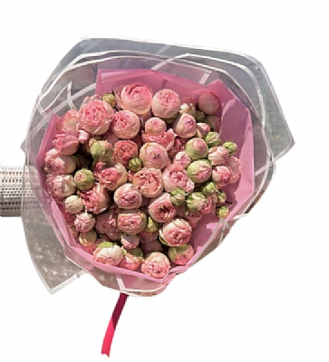 Pembe akayk Gl Buketi